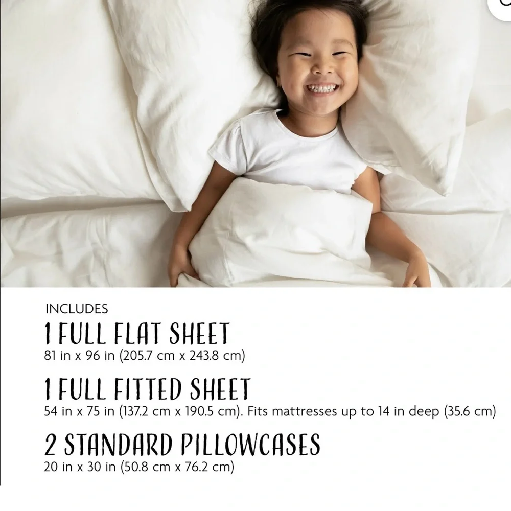 Kids' Soft Microfiber Sheet Set, Navy Blue Stars  4 Pieces  Bedding Set